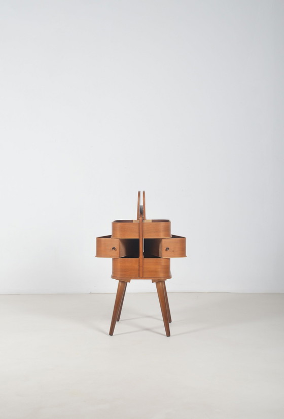 Image 1 of Meuble de couture scandinave Mid Century, années 1960