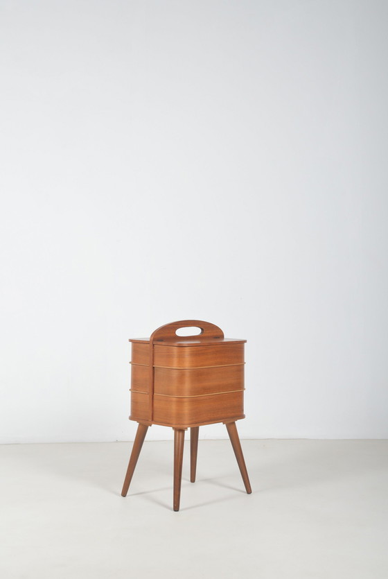 Image 1 of Meuble de couture scandinave Mid Century, années 1960