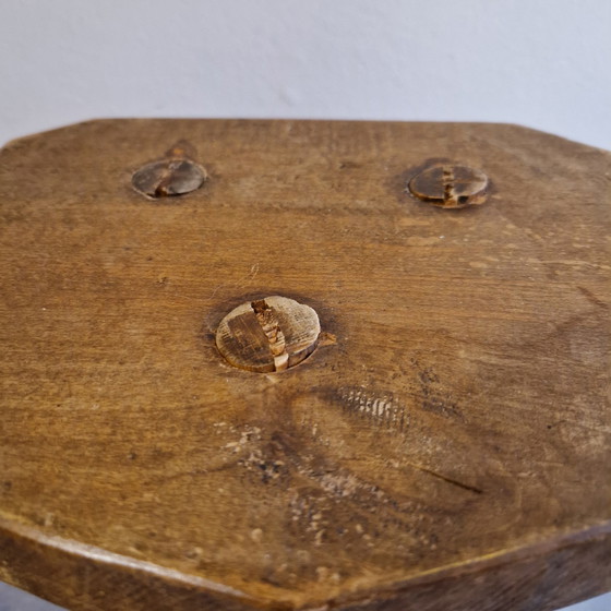 Image 1 of Antique Milk Stool Plant Table