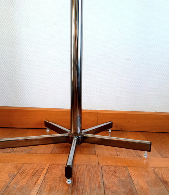 Image 1 of Space Age 1970 chrome-plated metal and bakelite coat rack