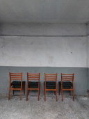 4 X Mid - Century Dining Chairs