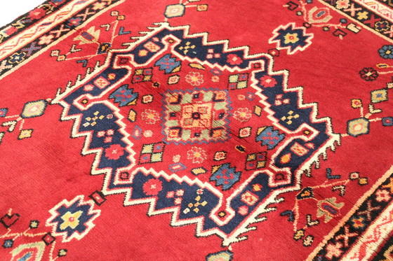 Image 1 of Original Persian Rug Nomadic & Village Rug Shiraz 150 X 121 Cm Top Condition