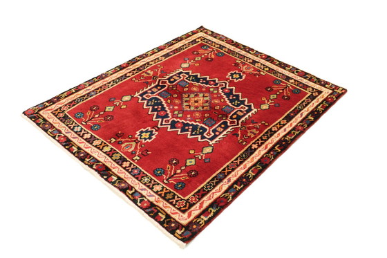 Image 1 of Original Persian Rug Nomadic & Village Rug Shiraz 150 X 121 Cm Top Condition