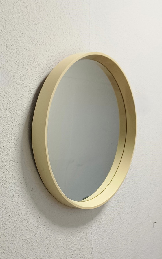 Image 1 of Specchio rotondo bianco anni Sessanta