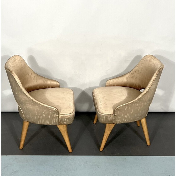 Image 1 of Pair of vintage armchairs, Italy 1950