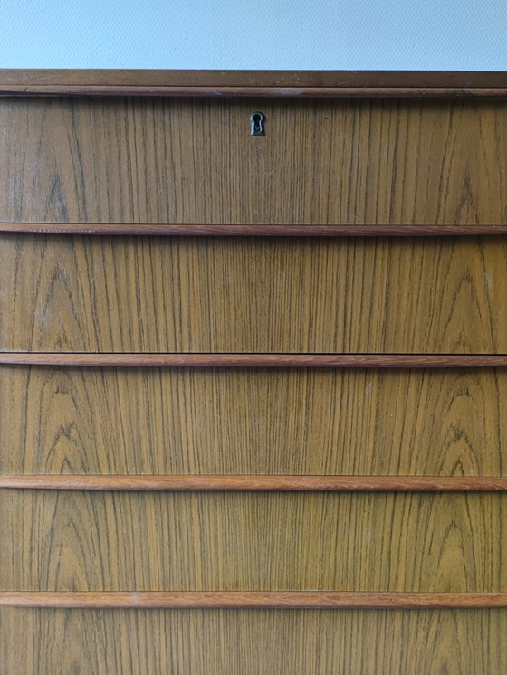 Image 1 of Cassettiera danese vintage in teak chiaro