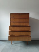 Commode vintage danoise en teck clair