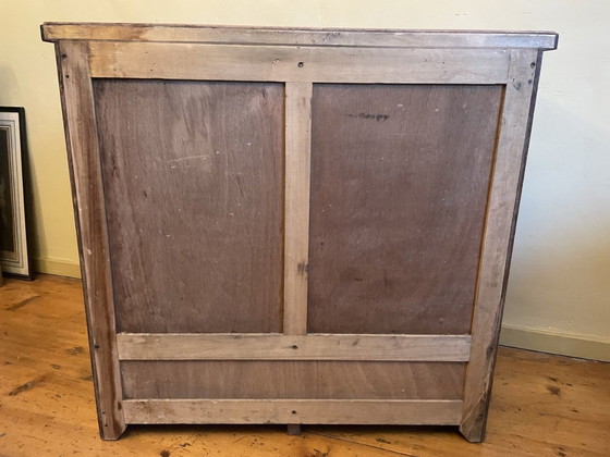 Image 1 of Shuttered filing cabinet Art Deco 1930 French 81 Cm.