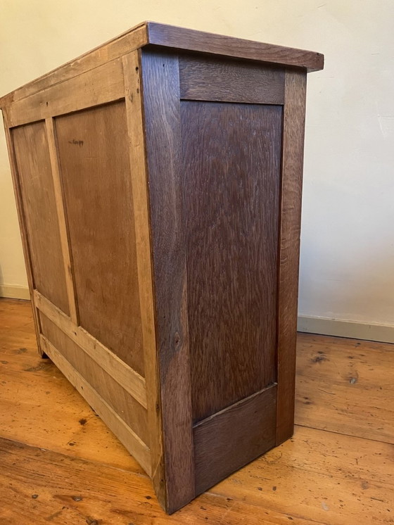 Image 1 of Shuttered filing cabinet Art Deco 1930 French 81 Cm.