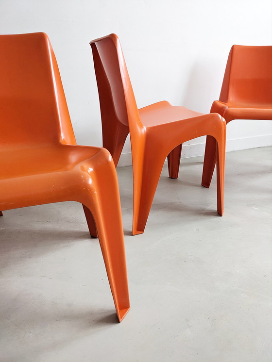 Image 1 of 4x Chaises Helmut Bätzner pour Bofinger 1960's 'BA 1171'.