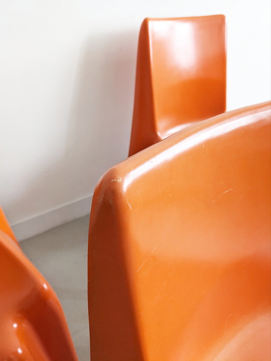 Image 1 of 4x Chaises Helmut Bätzner pour Bofinger 1960's 'BA 1171'.