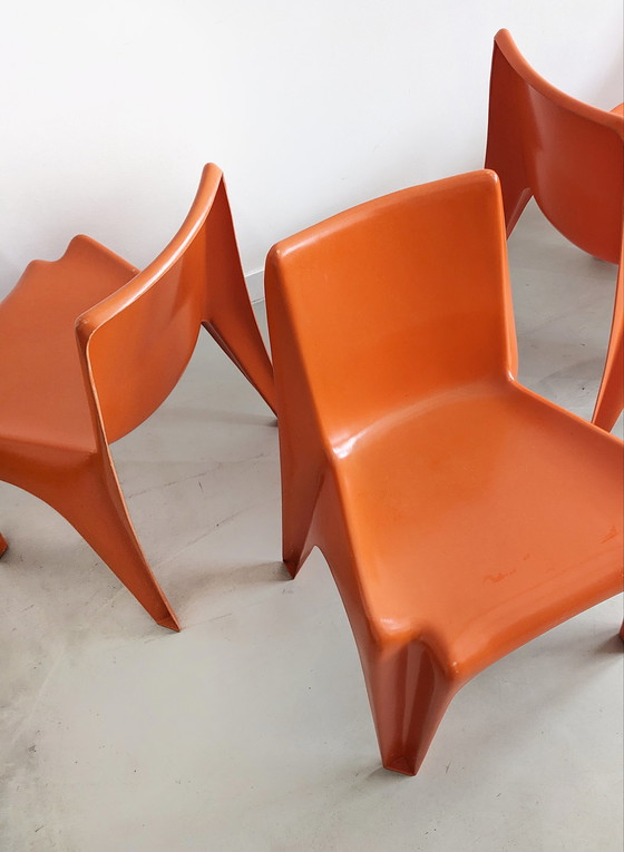 Image 1 of 4x Chaises Helmut Bätzner pour Bofinger 1960's 'BA 1171'.