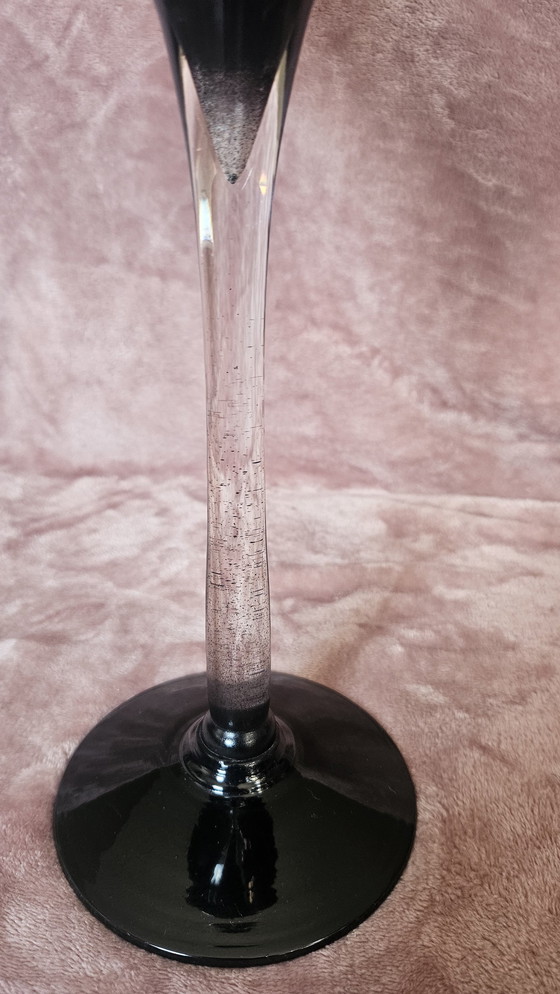 Image 1 of Jarrón de cristal de Martini de 40 cm de alto.