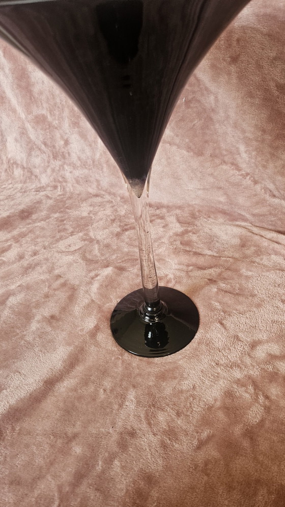 Image 1 of Jarrón de cristal de Martini de 40 cm de alto.