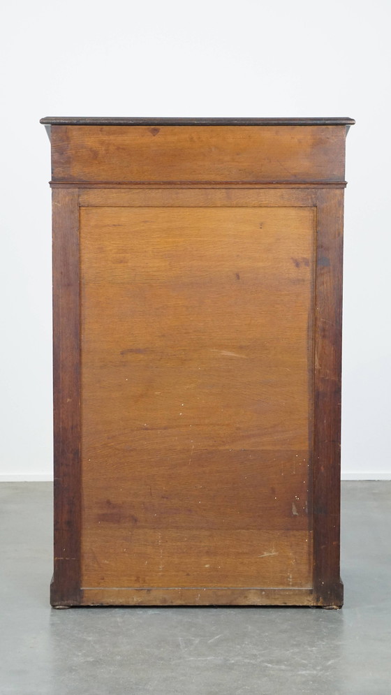Image 1 of Cabinet made of oak with glass door