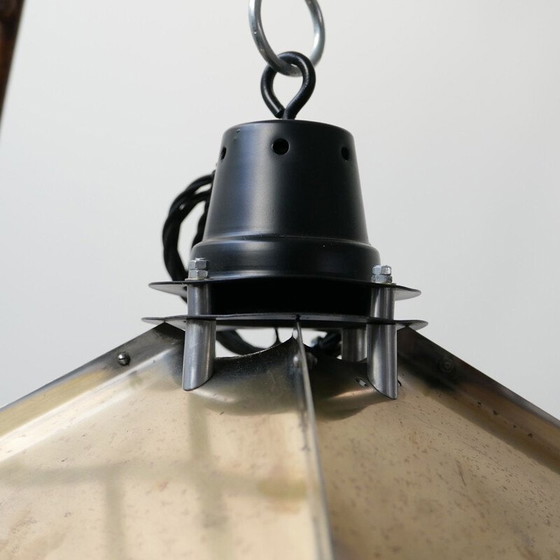 Image 1 of Brass vintage Reflector pendant lamp, England 1950s