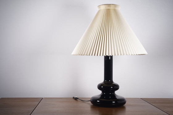 Image 1 of Holmegaard Le Klint glass table lamp 'Plaza Opal' By Hsin-Lung Lin