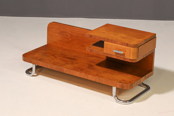 Image 1 of Tavolino/comodino funzionalista | Kovona, anni '40