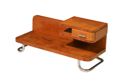 Tavolino/comodino funzionalista | Kovona, anni '40