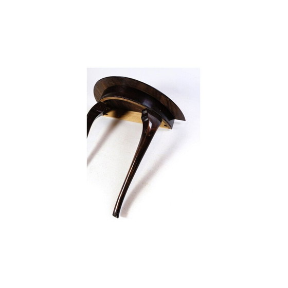 Image 1 of Consolle vintage in mogano con file di perle, anni '60 del XIX secolo