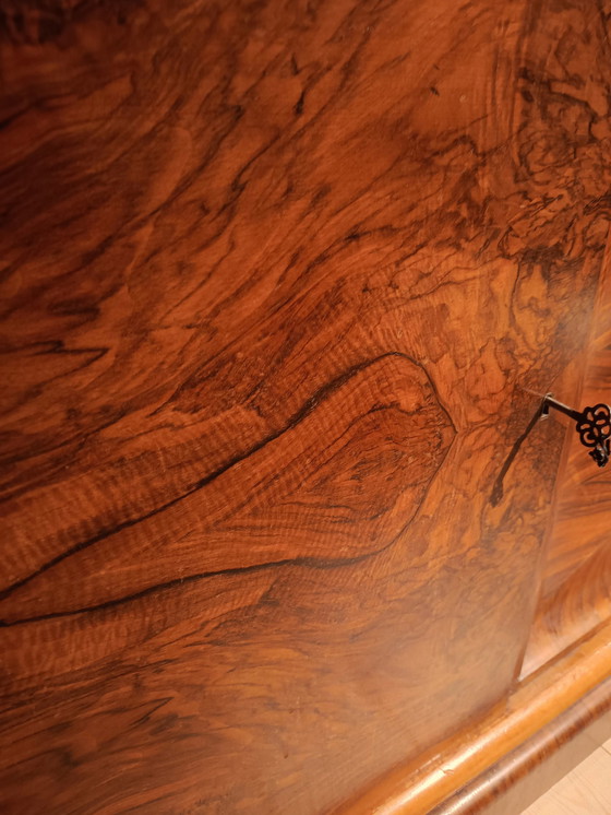 Image 1 of Art Deco Walnut Sideboard 1930s