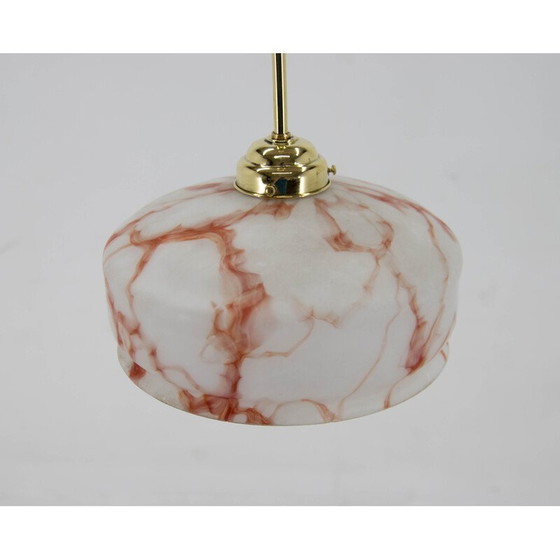 Image 1 of Vintage Art Deco brass pendant lamp, 1920