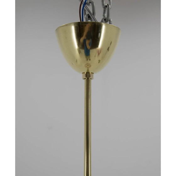 Image 1 of Vintage Art Deco brass pendant lamp, 1920