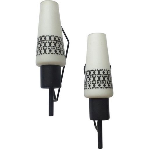Pair of vintage wall lamps 1960s