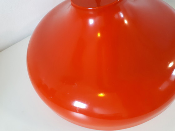 Image 1 of Lampe suspendue vintage orange