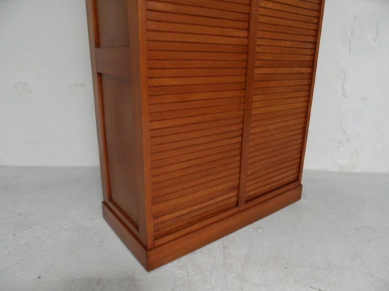 Image 1 of Vintage Filing Cabinet With Shutters
