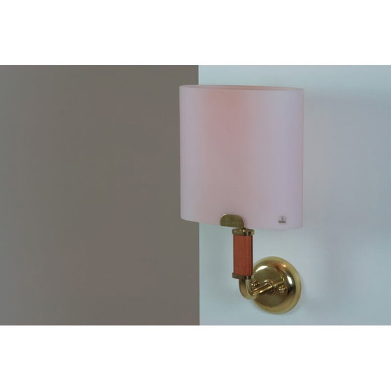 Image 1 of Pair of vintage Murano glass wall lamps by Vetri, Italy 1960