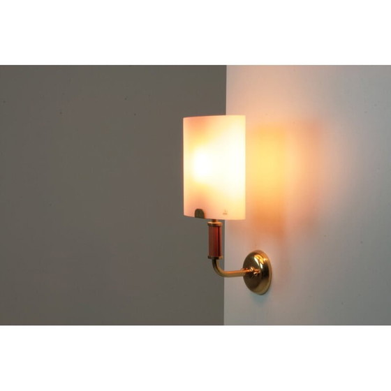 Image 1 of Pair of vintage Murano glass wall lamps by Vetri, Italy 1960