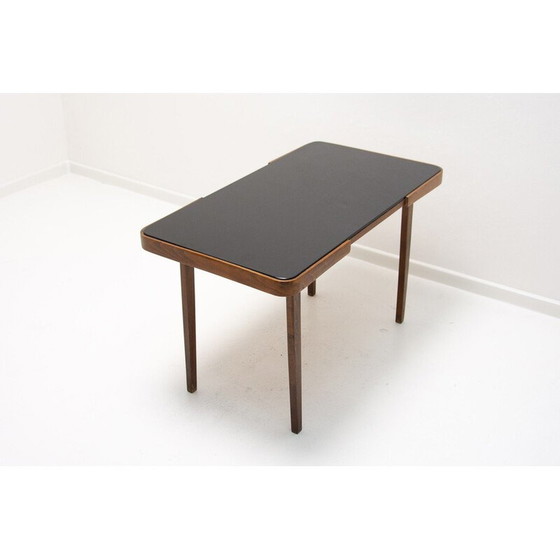 Image 1 of Mid century opaxite glass coffee table, Czechoslovakia 1960s