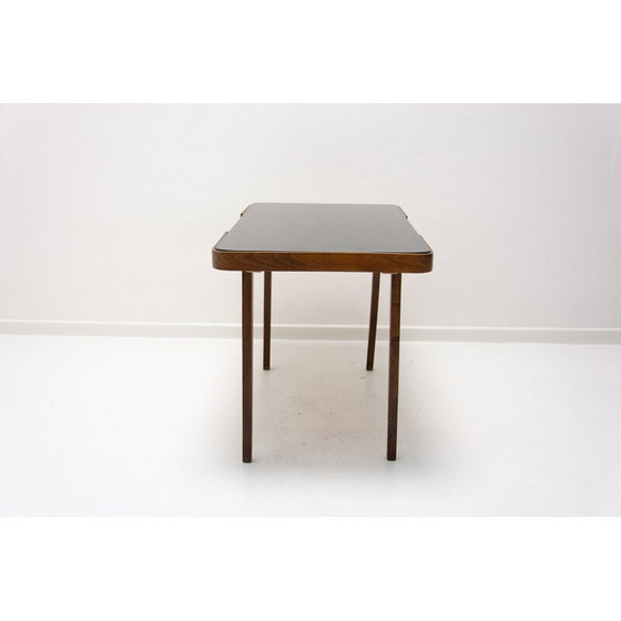 Image 1 of Mid century opaxite glass coffee table, Czechoslovakia 1960s