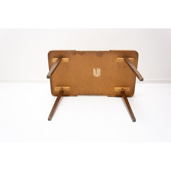 Image 1 of Mid century opaxite glass coffee table, Czechoslovakia 1960s