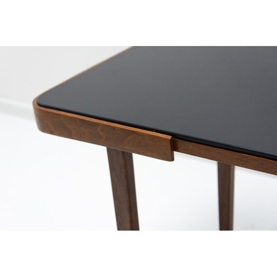 Image 1 of Mid century opaxite glass coffee table, Czechoslovakia 1960s