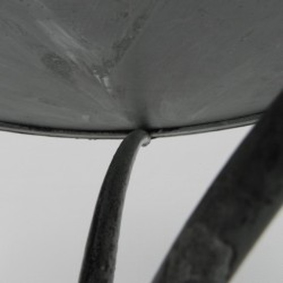 Image 1 of Art Deco Bistro Table, Garden Table with Cast Iron Base - 1930s