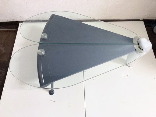 Postmodern coffee table in insect shape 80s design by Leolux