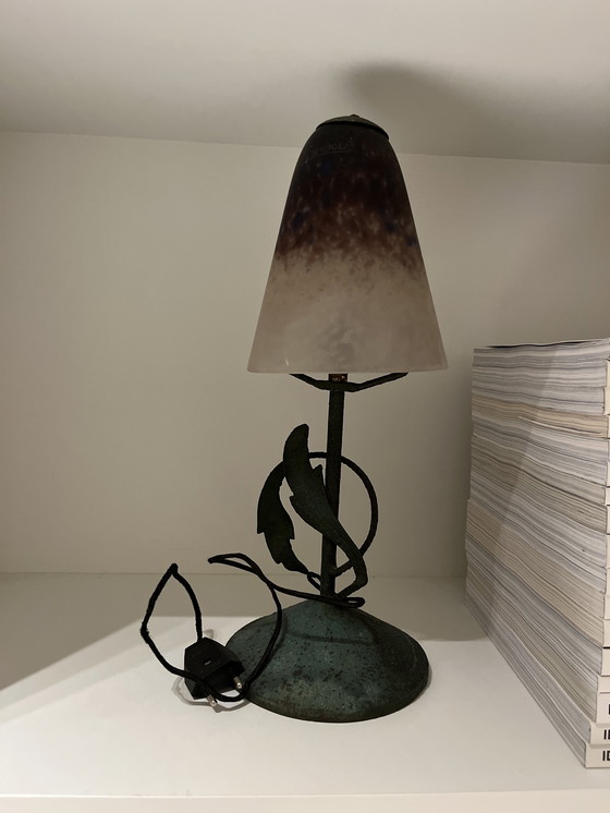 Image 1 of Schneider Art Nouveau Lamp