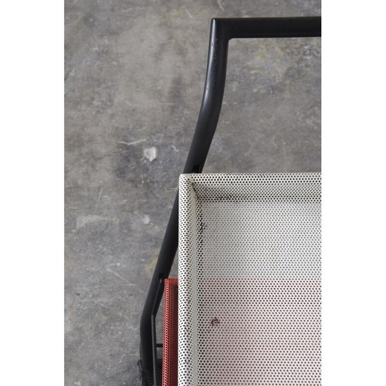 Image 1 of Vintage demon tea cart by Mathieu Matégot, France 1950