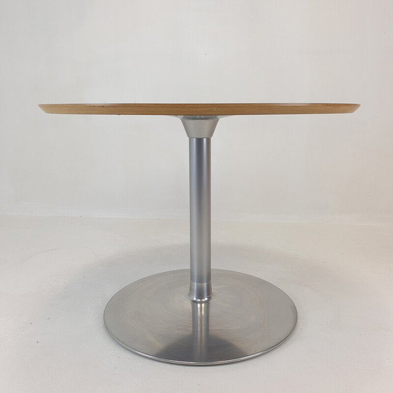 Image 1 of Vintage round wooden dining table by Pierre Paulin for Artifort, 2000