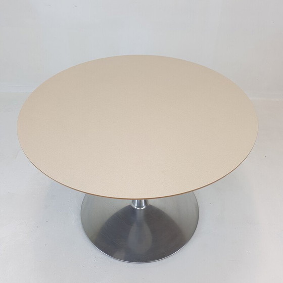 Image 1 of Vintage round wooden dining table by Pierre Paulin for Artifort, 2000