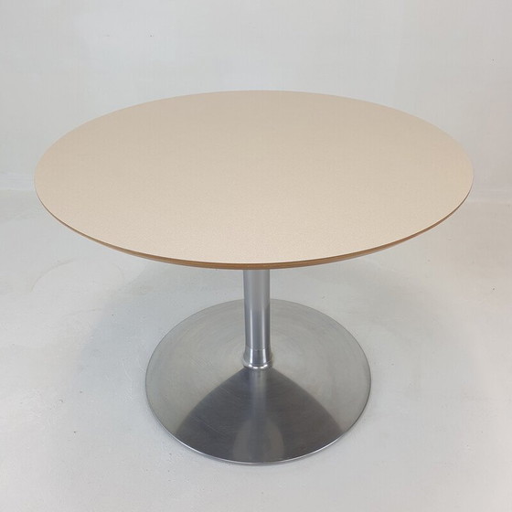 Image 1 of Vintage round wooden dining table by Pierre Paulin for Artifort, 2000