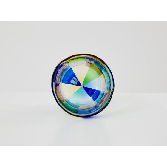 Image 1 of Set di 6 calici vintage in vetro di Murano, Italia 1980