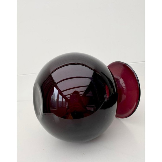 Image 1 of Vaso vintage in vetro viola "Saturnus" di Nanny Still, anni '60