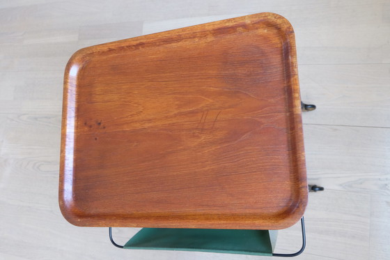 Image 1 of eewagen Bar trolley Serving trolley Magazine rack Jie Gantofta (?) Teak Sweden eb