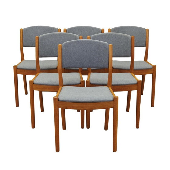 Image 1 of Set of six ash chairs, Danish design, 1960s, designer: Poul M. Volther, manufacturer: FDB Møbler