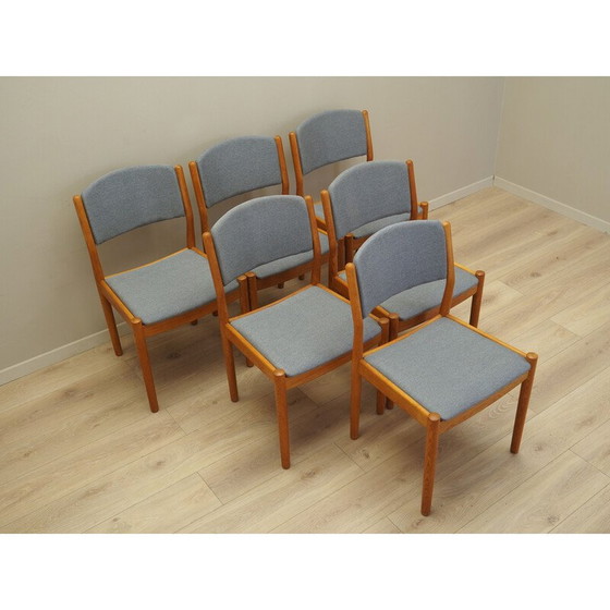 Image 1 of Set of six ash chairs, Danish design, 1960s, designer: Poul M. Volther, manufacturer: FDB Møbler