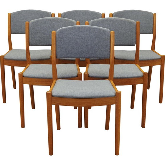 Image 1 of Set of six ash chairs, Danish design, 1960s, designer: Poul M. Volther, manufacturer: FDB Møbler