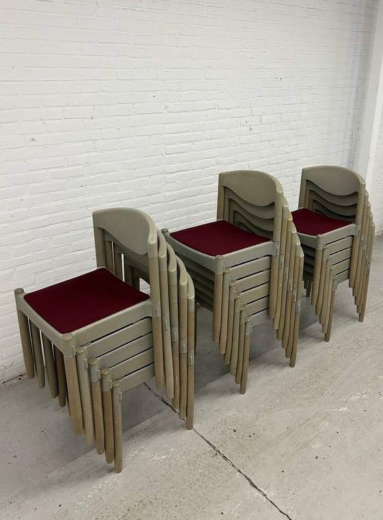 Image 1 of 16x Casala 'Strax' stacking chairs